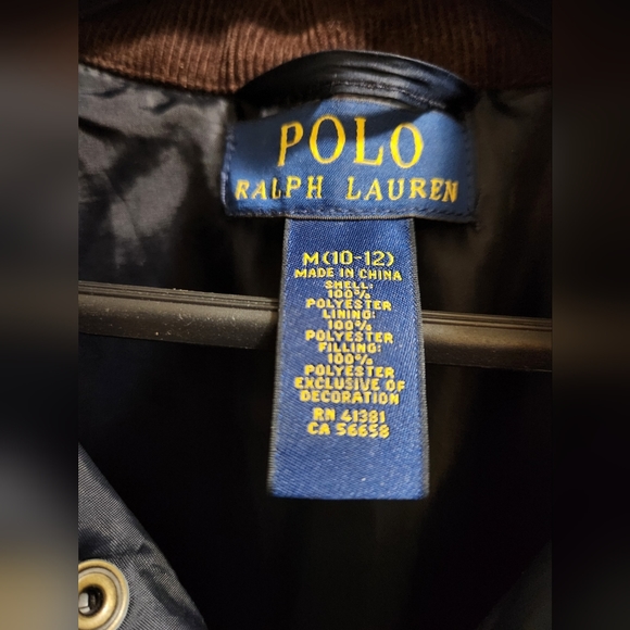 Boys Polo Puffer Jacket - Picture 2 of 3